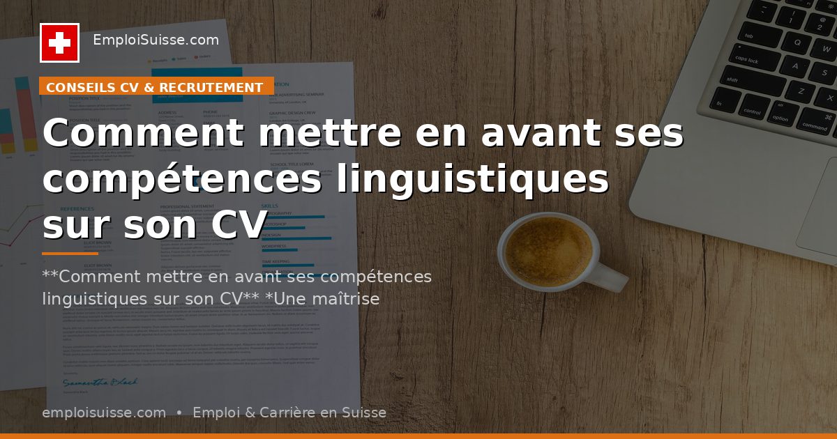 Comment mettre en avant ses compétences linguistiques sur son CV
