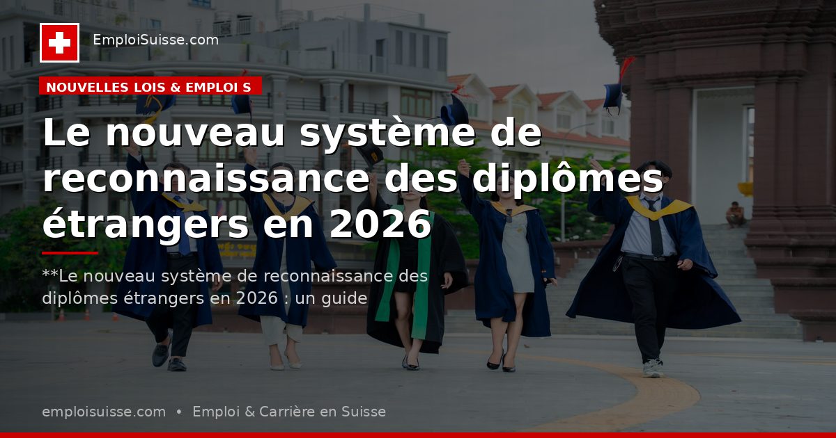 Le nouveau système de reconnaissance des diplômes étrangers en 2026
