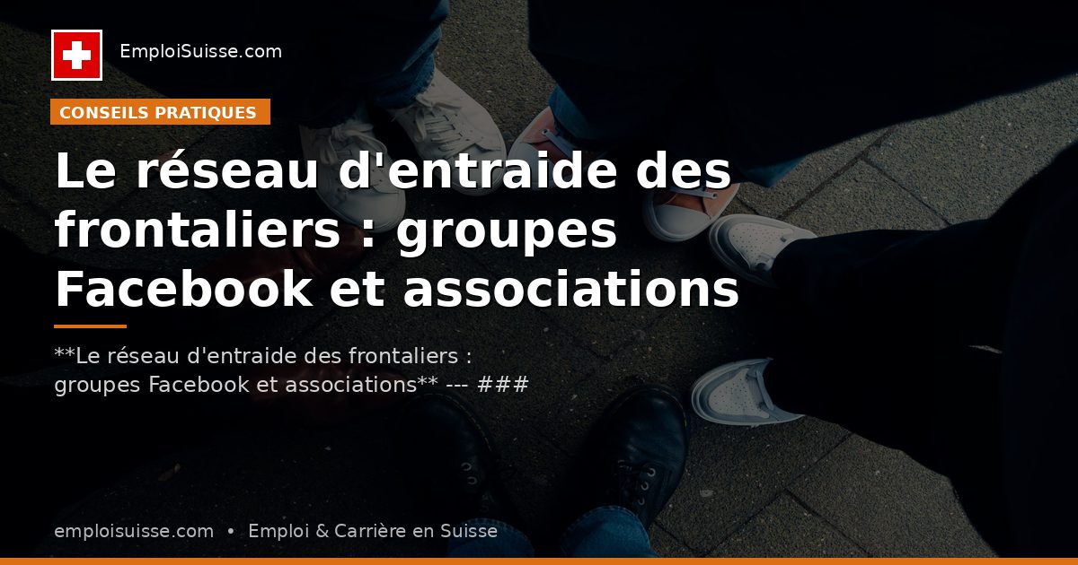 Le réseau d'entraide des frontaliers : groupes Facebook et associations