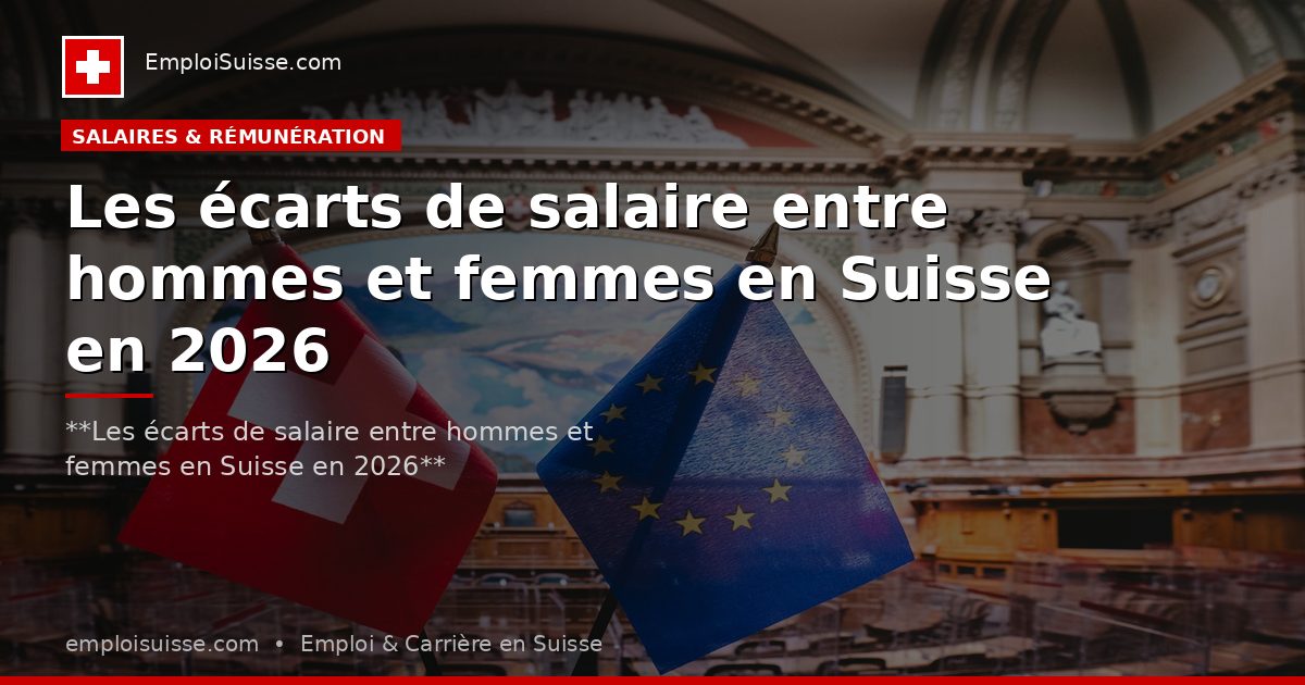 Les écarts de salaire entre hommes et femmes en Suisse en 2026