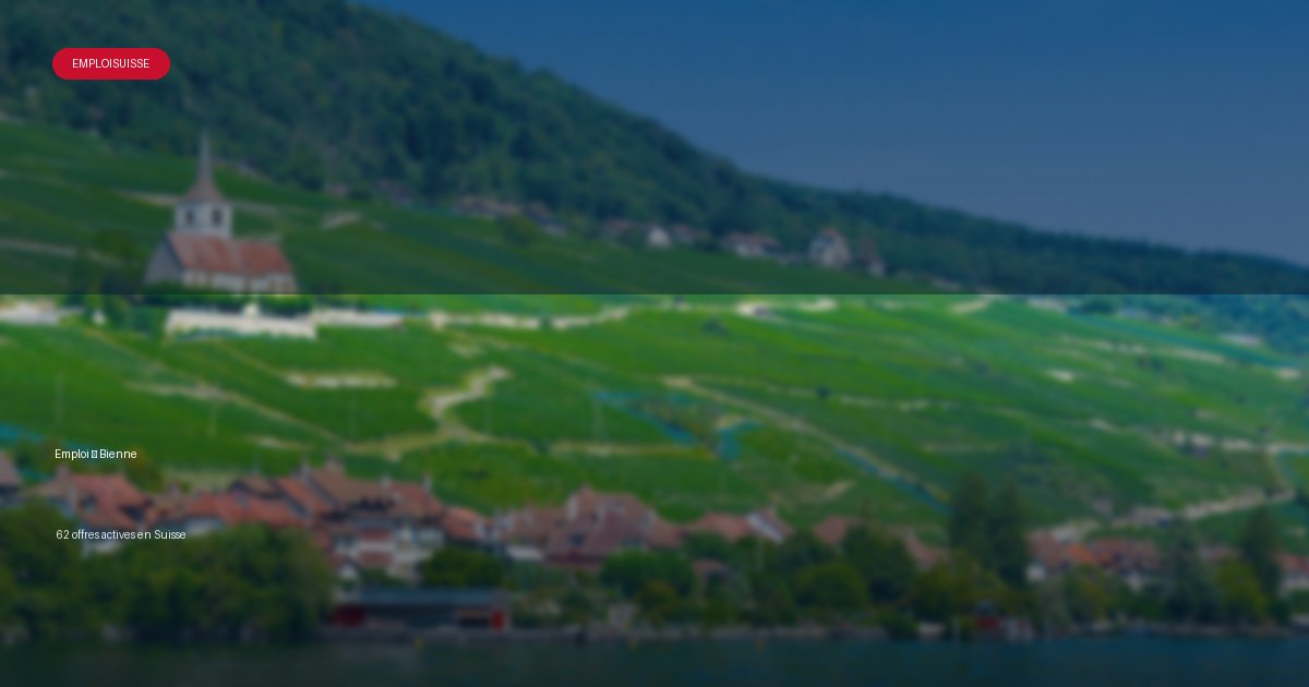 Ville de Bienne en Suisse - offres d'emploi
