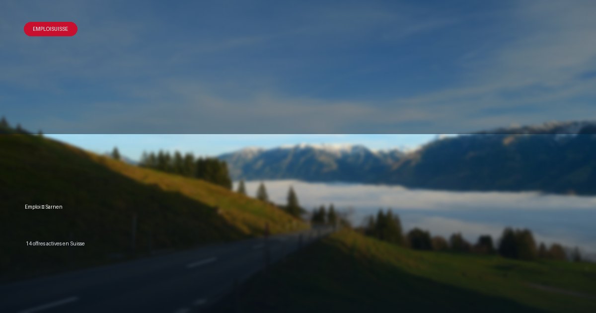 Ville de Sarnen en Suisse - offres d'emploi