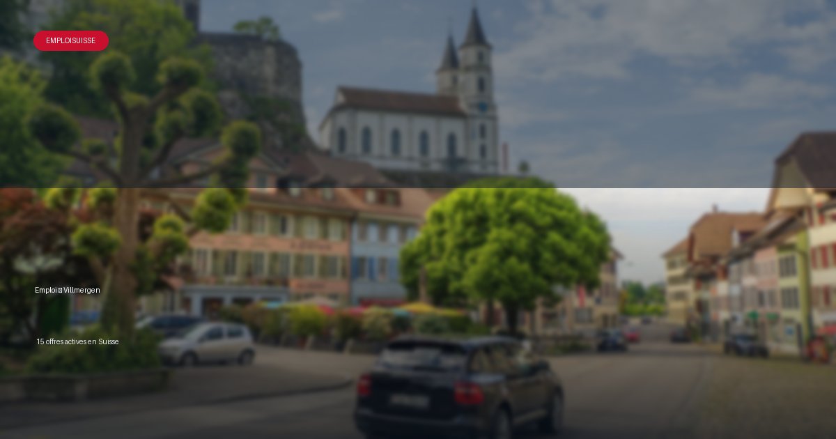 Emploi coiffeur à Villmergen en Suisse