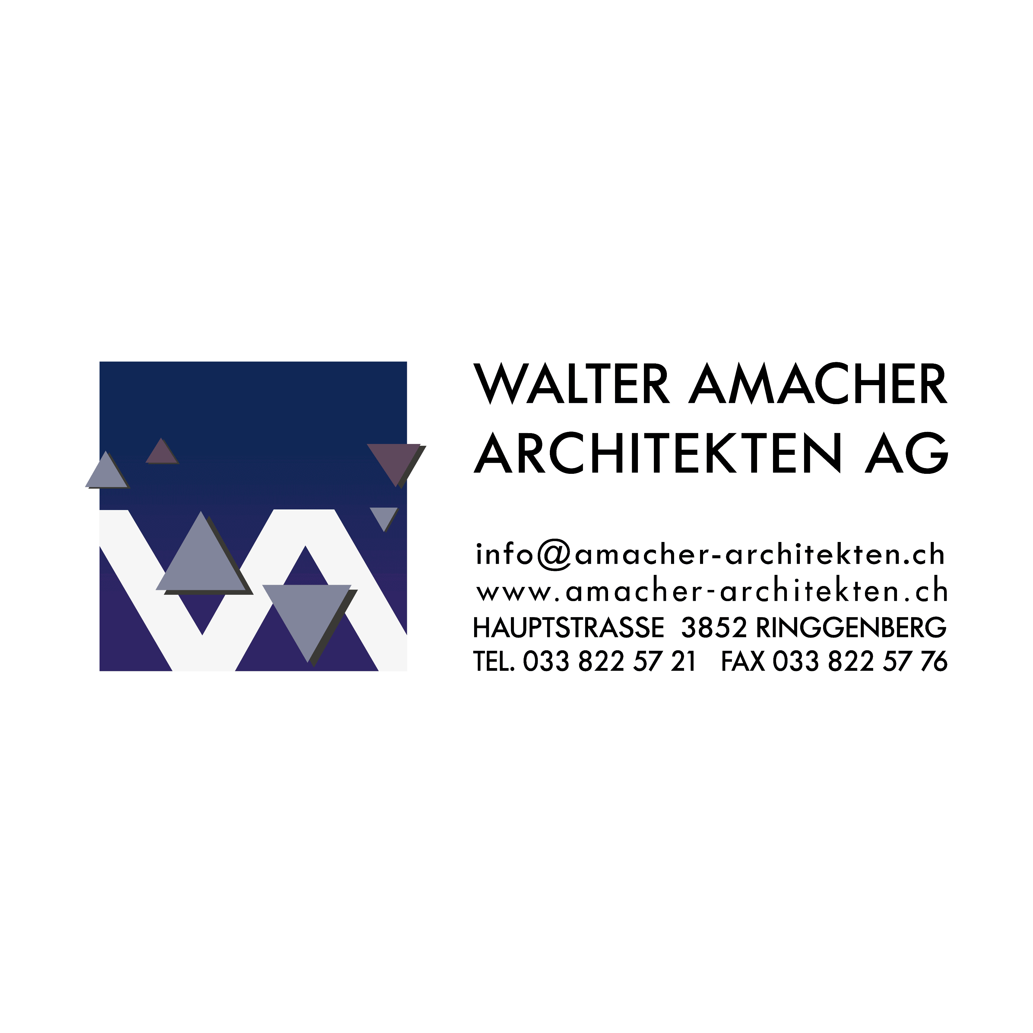 Logo Walter Amacher Architekten AG