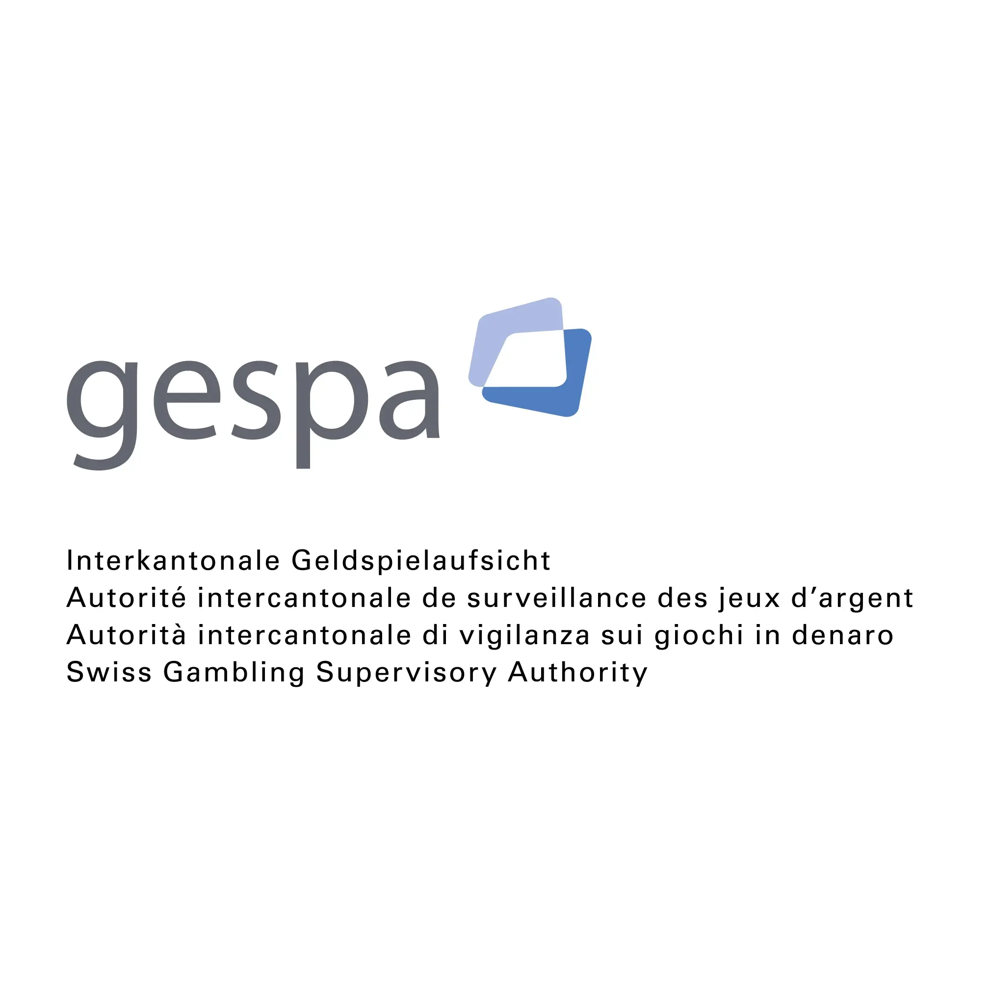 Logo Interkantonale Geldspielaufsicht (Gespa)