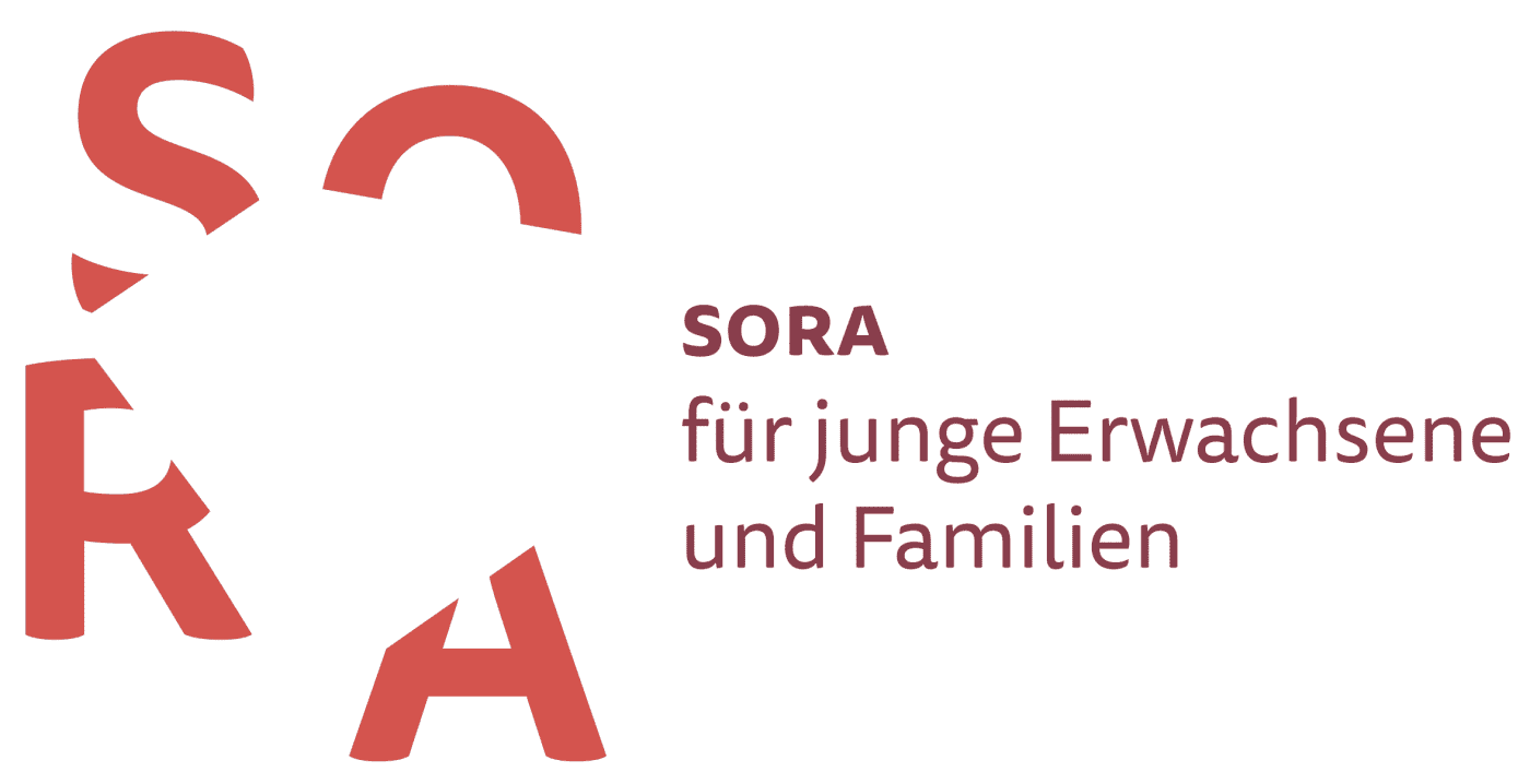 Logo SORA für junge Erwachsene und Familien
