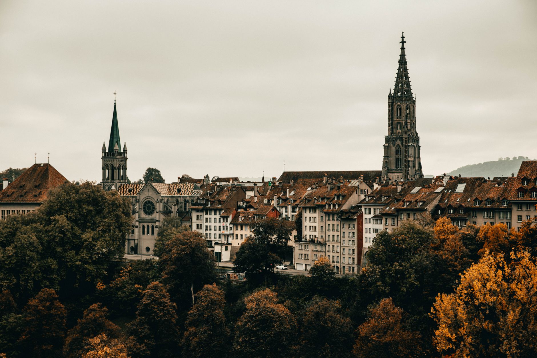 Ville de Berne en Suisse - paysage urbain et architecture