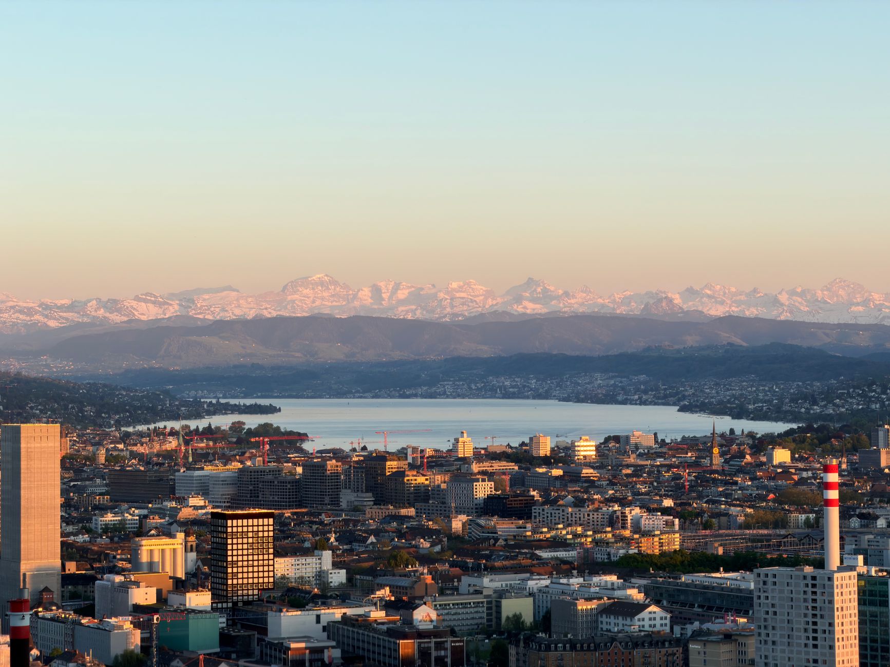 Ville de Genève en Suisse - paysage urbain et architecture