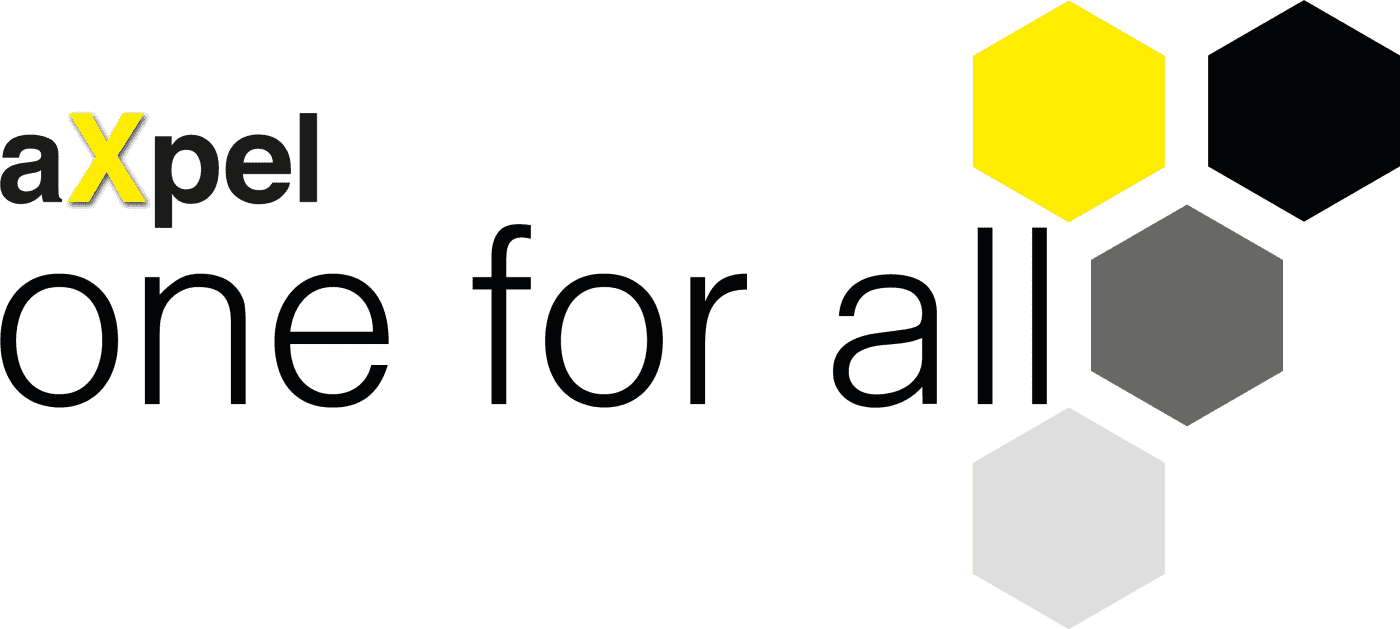 Logo aXpel one for all AG