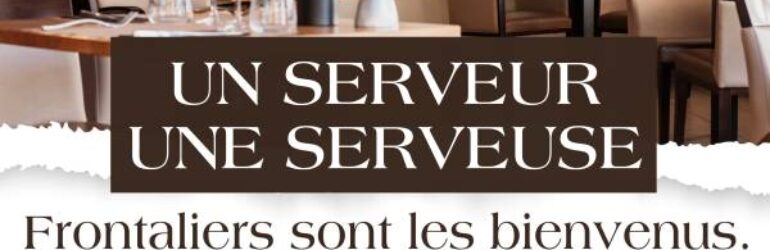 Un serveur / Une serveuse À 50%